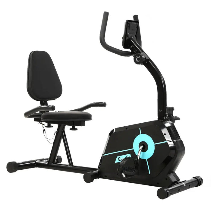 Everfit Exercise Bike Magnetic Recumbent Indoor Cycling Home Gym Cardio 120kg - 1RM Fitness Australia