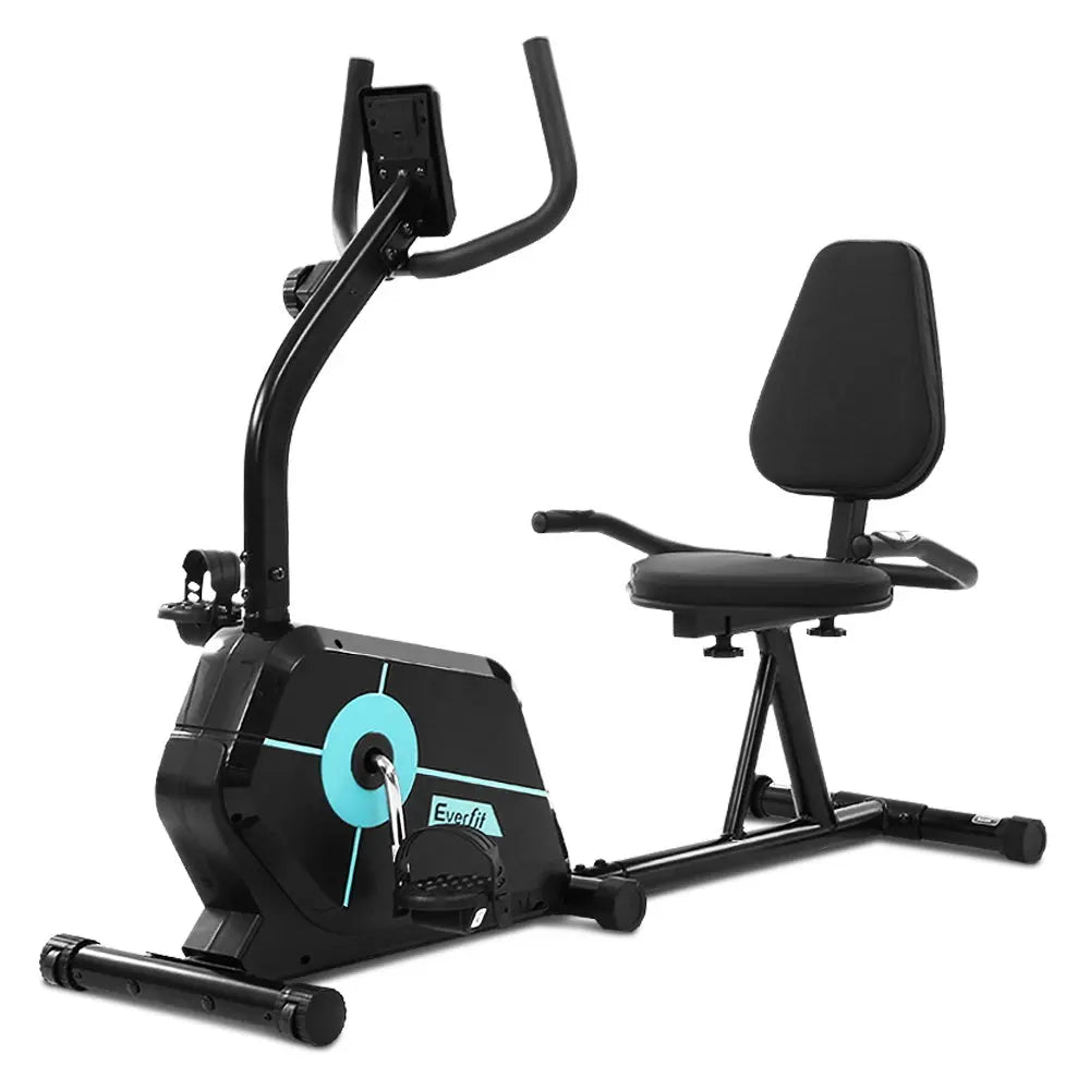 Everfit Exercise Bike Magnetic Recumbent Indoor Cycling Home Gym Cardio 120kg - 1RM Fitness Australia