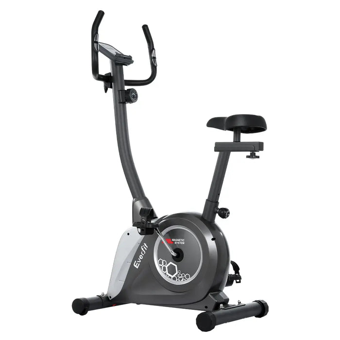 Everfit Magnetic Exercise Bike Upright Bike Fitness Home Gym Cardio - 1RM Fitness Australia