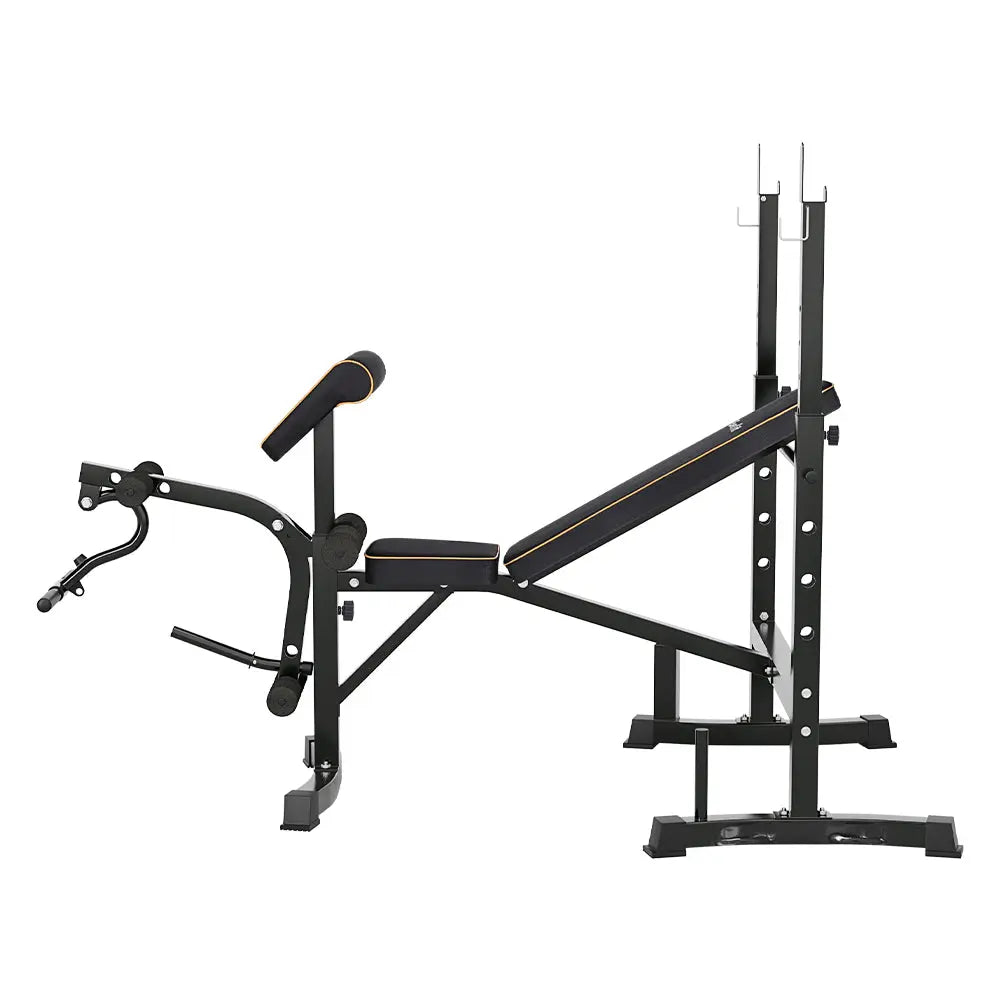 Everfit Weight Bench 10 in 1 Bench Press Home Gym Station 330kg Capacity 1RM Fitness Australia