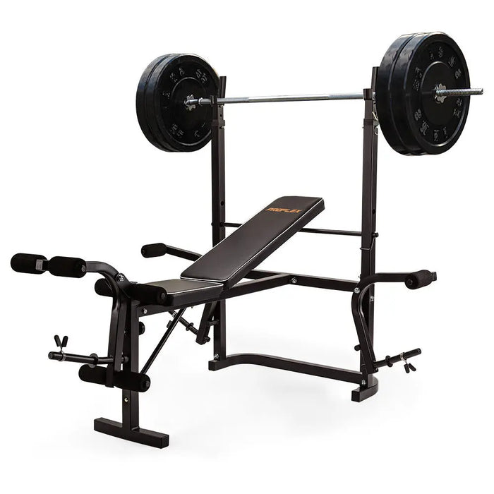 PROFLEX 7in1 Weight Bench Press Multi-Station Home Gym Leg Curl Equipment Set - 1RM Fitness Australia