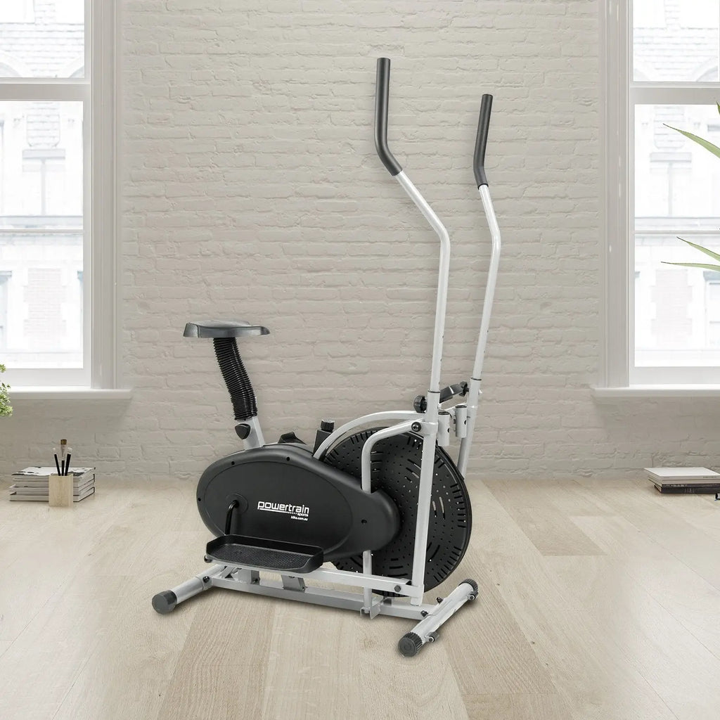 Powertrain 2-in-1 Elliptical Cross Trainer and Exercise Bike - 1RM Fitness Australia