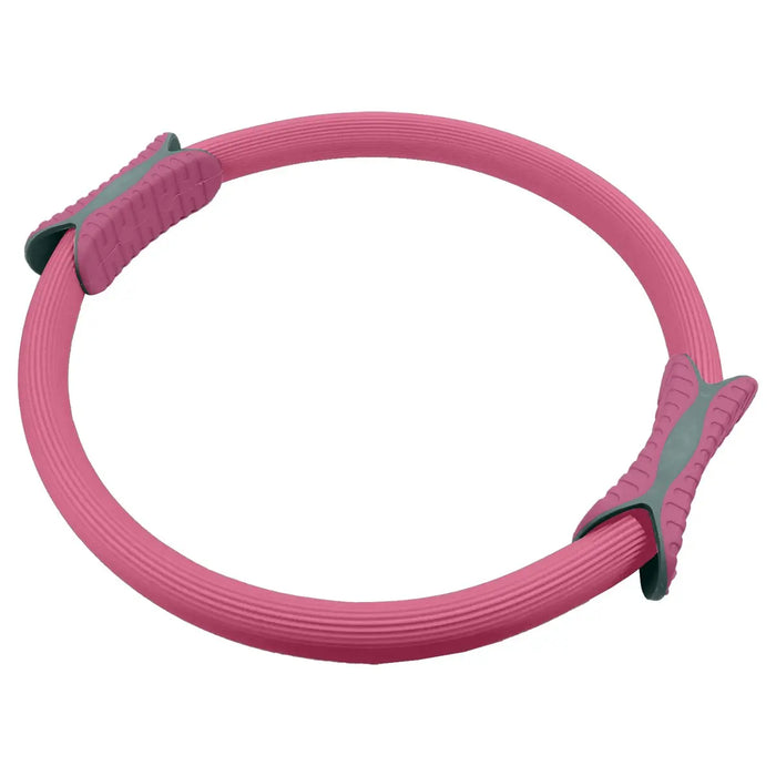 Powertrain Pilates Ring Band Yoga Home Workout Exercise Band Pink - 1RM Fitness Australia