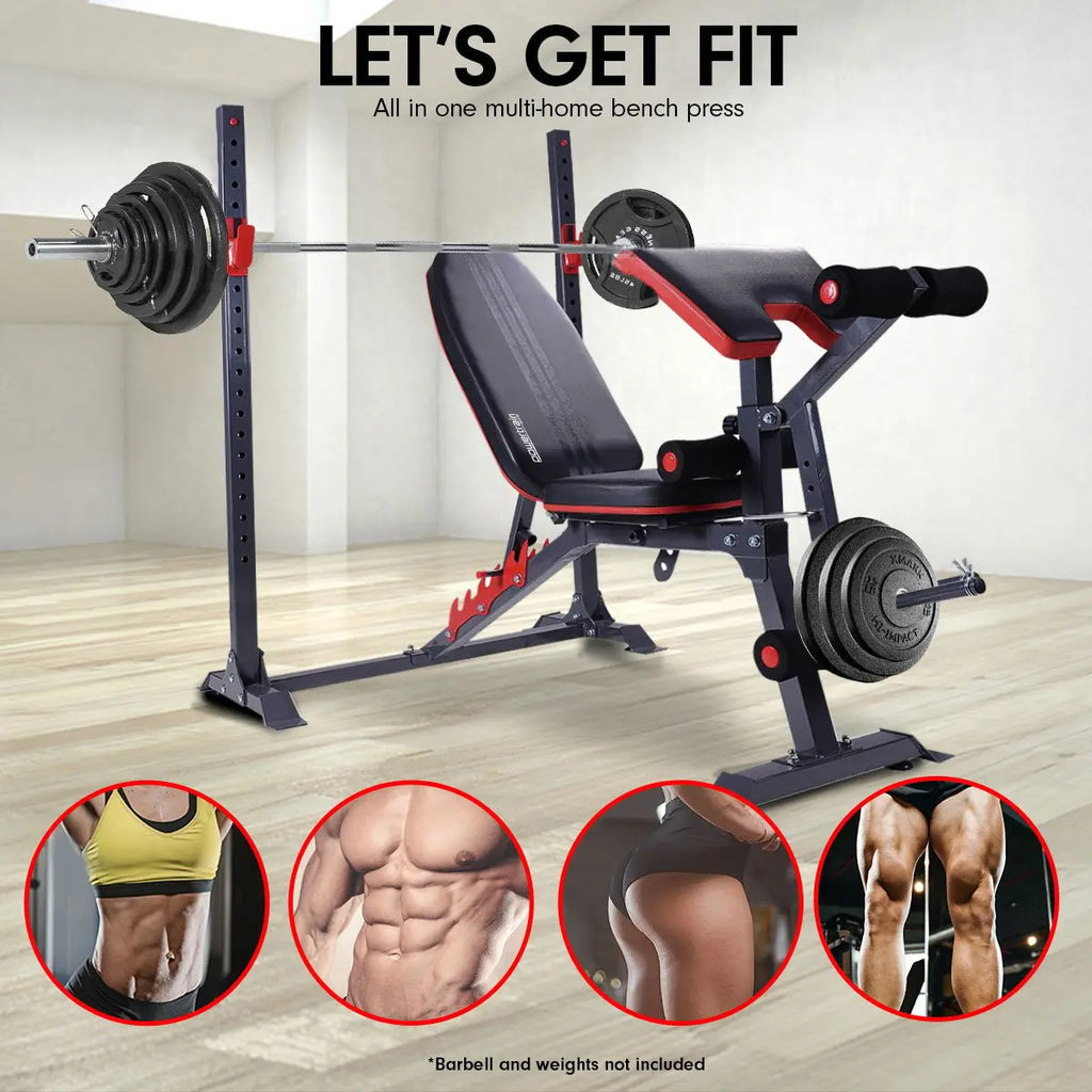 Powertrain Adjustable Weight Bench Home Gym Bench Press - 301 - 1RM Fitness Australia