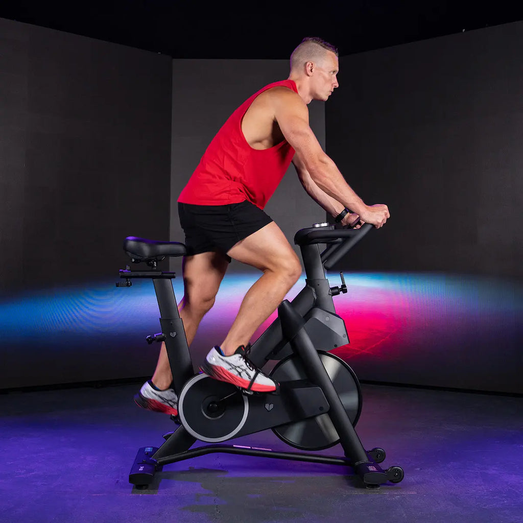 Lifespan Fitness SM-420 Spin Bike with Automatic Magnetic Resistance 1RM Fitness Australia