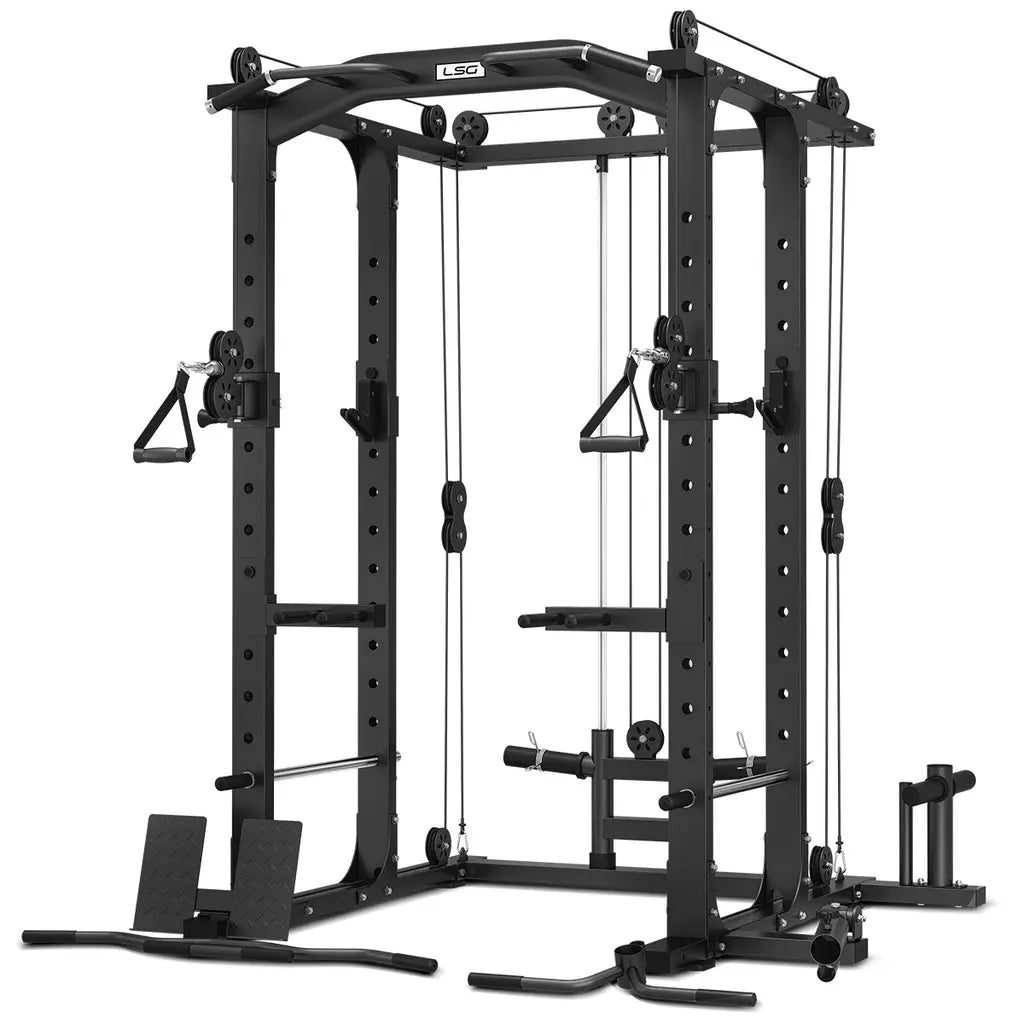 LSG GRK100 with FID Bench and 90kg Standard Bars and Weights 1RM Fitness Australia