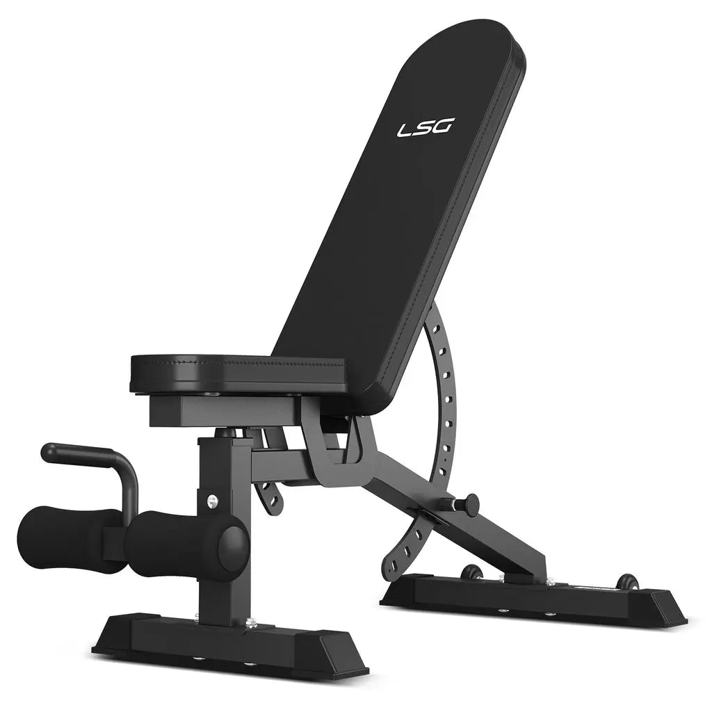 LSG GRK100 with FID Bench and 90kg Standard Bars and Weights 1RM Fitness Australia