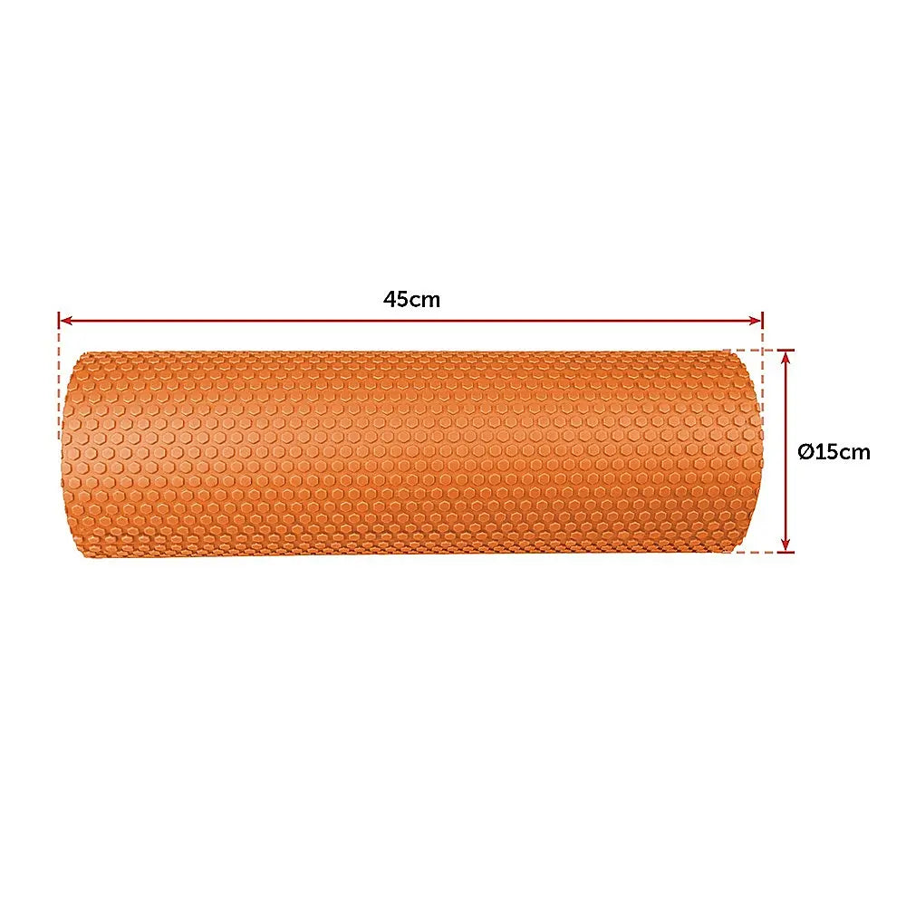 45 x 15cm Physio Yoga Pilates Foam Roller - 1RM Fitness Australia