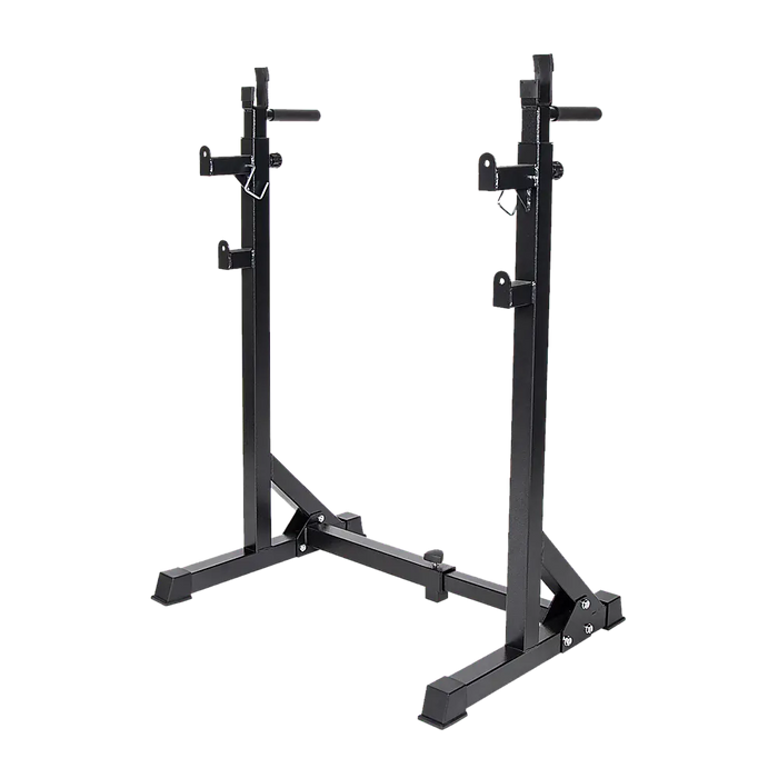 Commercial Squat Rack Adjustable Pair Fitness Exercise Weight Lifting Gym Barbell Stand - 1RM Fitness Australia