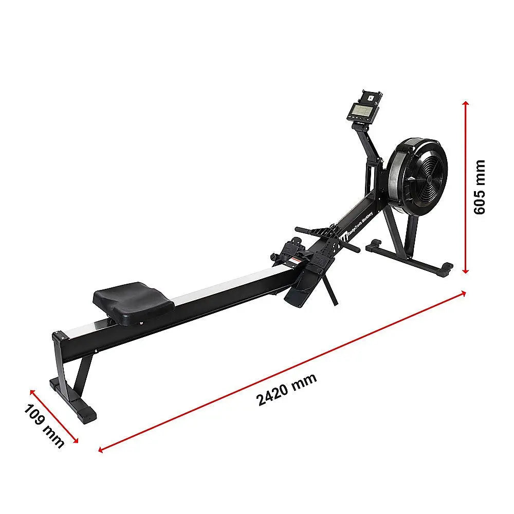 Air Rowing Machine Indoor Rower Premium Fitness Equipment - 1RM Fitness Australia